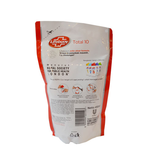  Lifebuoy  Body Wash Total Care 450ml 068897 Mirota 