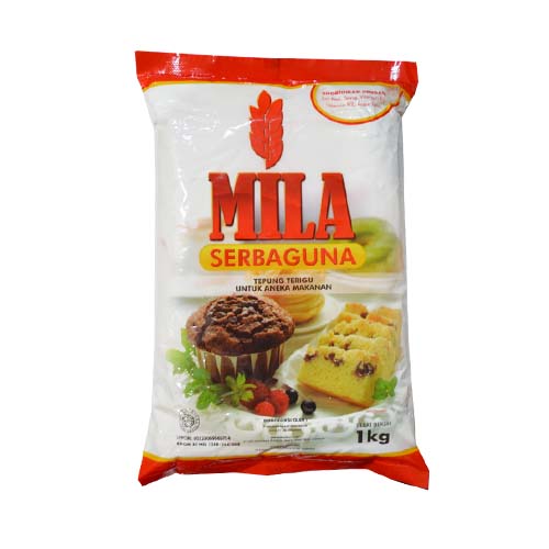 Tepung Terigu Mila 1kg 005632 Mirota Kampus Rumah 