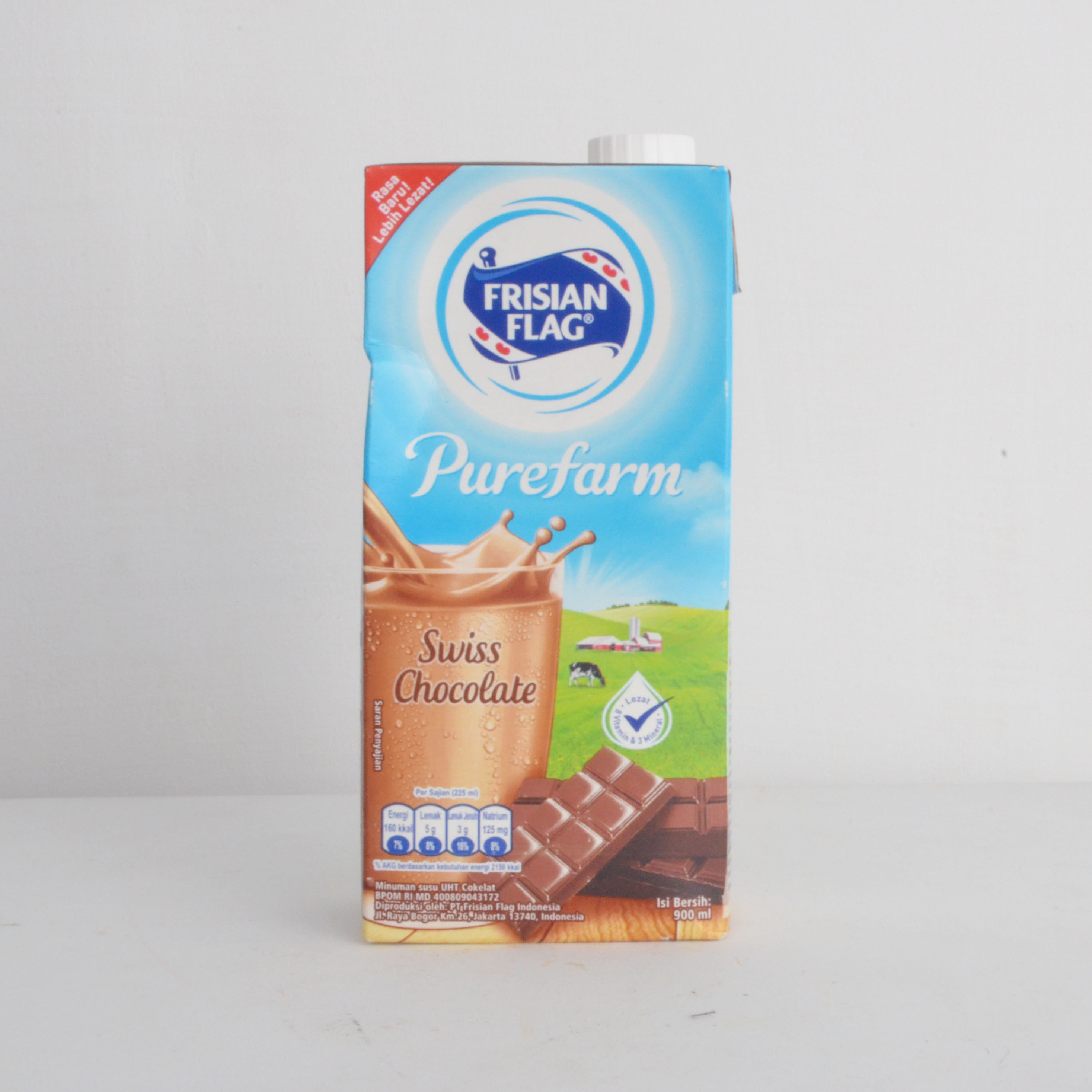 Frisian Flag Purefarm Susu Cair Swiss Choco 900ml - 022133 