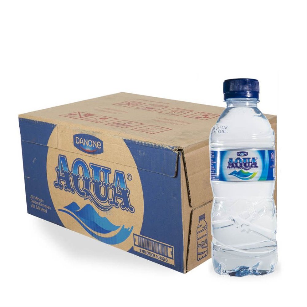 Aqua Botol 330 ML Dus 022415 Mirota Kampus Rumah 