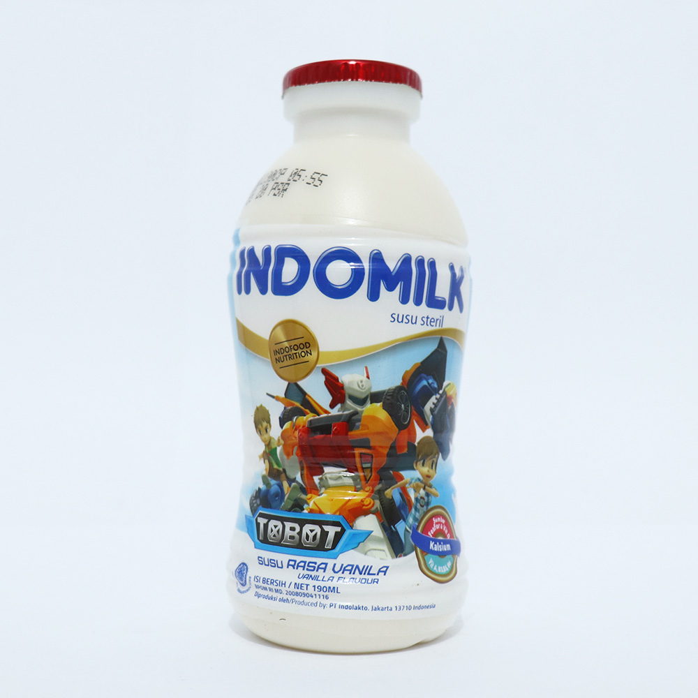 Indomilk Susu Steril Botol Vanilla 022083 Mirota 